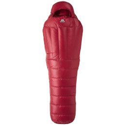 Páperový spacák Mountain Equipment Xenith III Regular červená Merlot