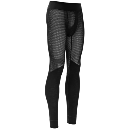 Pánske funkčné spodky Devold Wool Mesh Pro Longs Man čierna Black