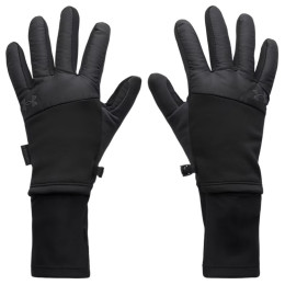 Rukavice Under Armour M's Storm Fleece Run Gloves čierna Black