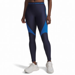 Dámske legíny Under Armour HG Rib Legging tmavomodrá Blue