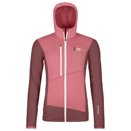 Dámska mikina Ortovox Fleece Grid Hoody W ružová mountain rose