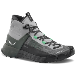 Pánske turistické topánky Salewa Wildfire Nxt Mid Gtx M sivá/zelená Alloy/Dark Olive