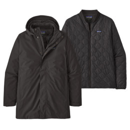 Pánska bunda Patagonia M's Heyes Peak 3-in-1 Parka čierna Black