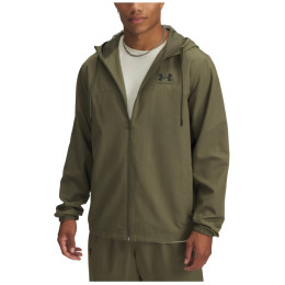 Pánska bunda Under Armour Rival Wvn Windbreaker tmavozelená MarineODGreen/MarineODGreen/Black