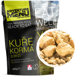 Hotové jedlo Adventure Menu Kura Korma s ryžou 400 g