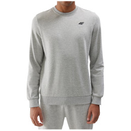 Pánska mikina 4F Sweatshirt M1181 svetlo sivá Cold Light Grey Melange