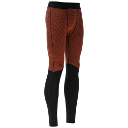 Pánske funkčné spodky Devold Reverso Merino Longs Man oranžová/čierna Brick