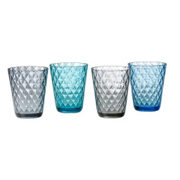 Sada pohárov Brunner Diamond Set modrá/sivá