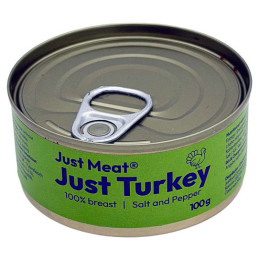 Konzerva Just Meat Krůtí prsa 100 g zelená