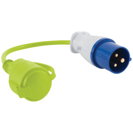 Konverzná zástrčka Outwell Opus Conversion Socket 0.3 m zelená Lime Green