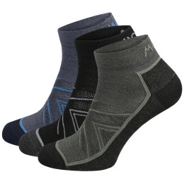 Ponožky MOOA Merino Adventure Low 3-pack mix1 Mix