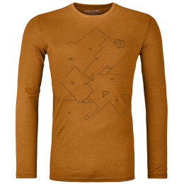 Pánske tričko Ortovox 185 Merino Tangram Ls M