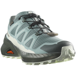 Dámske bežecké topánky Salomon Speedcross Peak Gore-Tex zelená Trooper / Tourmaline / Clearly Aqua