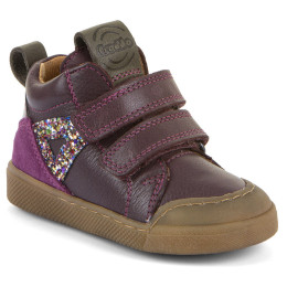 Detské topánky Froddo Rosario High Top Dark Bordeaux tmavočervená dark bordeaux
