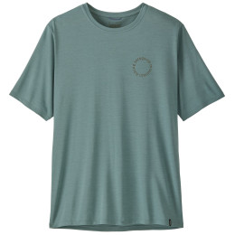 Pánske tričko Patagonia Men's Capilene Cool Daily Shirt - Spoke Stencil modrá Blue Sage - Light Blue Sage X-Dye