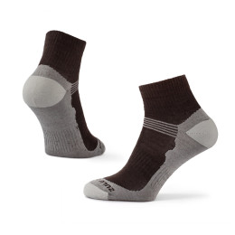 Ponožky Zulu Merino Lite sivá/hnedá grey/brown