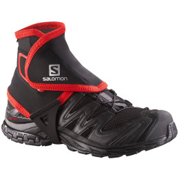 Návleky Salomon Trail Gaiters High čierna/červená Black