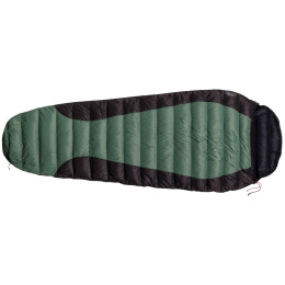 Páperový spacák Warmpeace Viking 300 170 cm zelená Green/Grey/Black