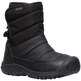 Detské zimné topánky Keen Puffrider Wp Youth čierna black/steel grey