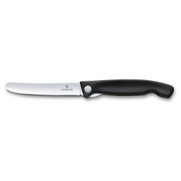 Skladací nôž Victorinox Swiss Classic - hladké ostrie čierna Black