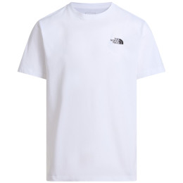 Pánske tričko The North Face M Mountain Sketch Regular Short Sleeve biela TNF WHITE