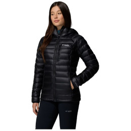 Dámska páperová bunda Columbia Arctic Crest Down Hooded Jacket čierna Black