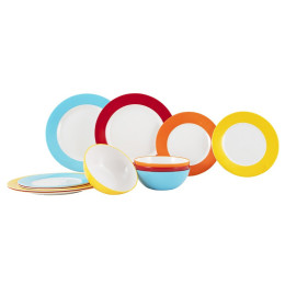 Sada riadov Gimex Tableware Rainbow 12 pcs