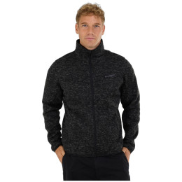 Pánska funkčná mikina Fundango Cruz Knit Fleece Jacket svetlosivá grey heather