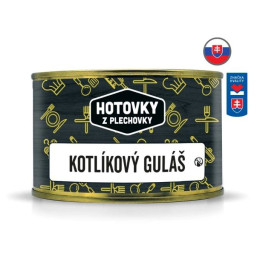 Hlavné jedlo Hotovky z plechovky Kotlíkový guláš 400ml