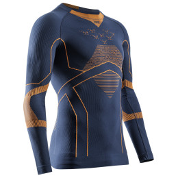 Pánske funkčné tričko X-Bionic Energy Accumulator Light Shirt Ls modrá/oranžová MARINE/ORANGE