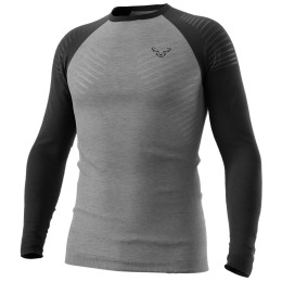 Pánske funkčné tričko Dynafit Tour Light Merino M L/S Tee sivá/čierna 0911 - black out/0530