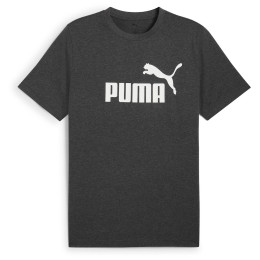 Pánske tričko Puma Ess No. 1 Logo Heather Tee sivá Dark Gray Heather