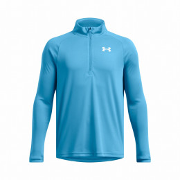 Detské funkčné tričko Under Armour Tech 2.0 1/2 Zip-BLU svetlomodrá Blue