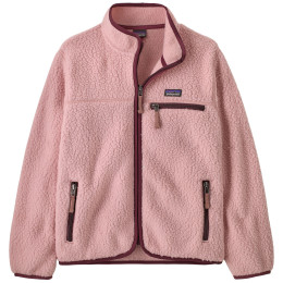 Detská mikina Patagonia K's Retro Pile Jacket - Fuzzy Mauve ružová Fuzzy Mauve