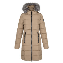 Dámsky kabát Loap Takka hnedá Brown