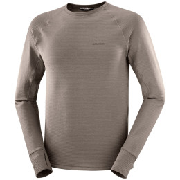Pánske tričko Salomon Essential Lightwarm sivá Iron