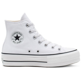 Dámske topánky Converse Chuck Taylor All Star Lift Mid biela WHITE