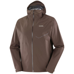 Pánska bunda Salomon Bonatti Waterproof Jacket M hnedá Coffee Bean