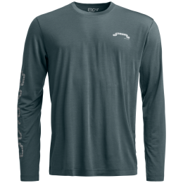 Pánske funkčné tričko Ortovox 150 Cool Pillow Long Sleeve sivá Dark Arctic Grey
