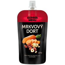 Jedlo na cesty Expres menu Mls Mrkvová torta