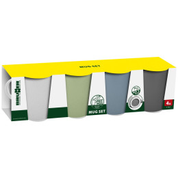 Sada hrnčekov Brunner Mug Set ABS biela Dolomit