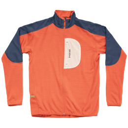 Pánska funkčná mikina Devold Adventure Jacket Man oranžová/modrá Brick
