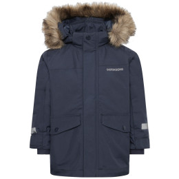Detská zimná bunda Didriksons Bjärven Kids Parka 5 Navy tmavomodrá Navy