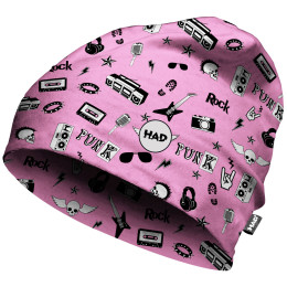 Čiapky H.A.D. Printed Fleece Beanie Kids Pink Punk