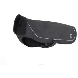 Pláštenka pre psa Mountain Paws Fleece-Lined Dog Raincoat čierna Black