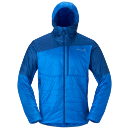 Pánska bunda Norrona falketind thermo40 Zip Hood modrá Skydiver