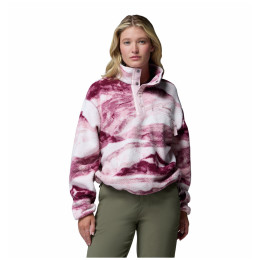 Dámska mikina Columbia Helvetia™ II Printed Cropped Half Snap