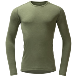Pánske funkčné tričko Devold Adventure Merino 190 Shirt Man sv. khaki Lichen