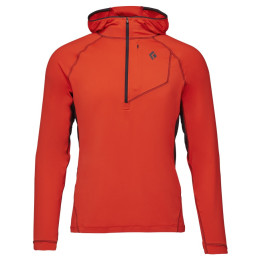 Pánska funkčná mikina Black Diamond Alpenglow Pro Hoody oranžová octane