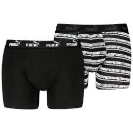 Pánske boxerky Puma Elements Striped Boxers 2P